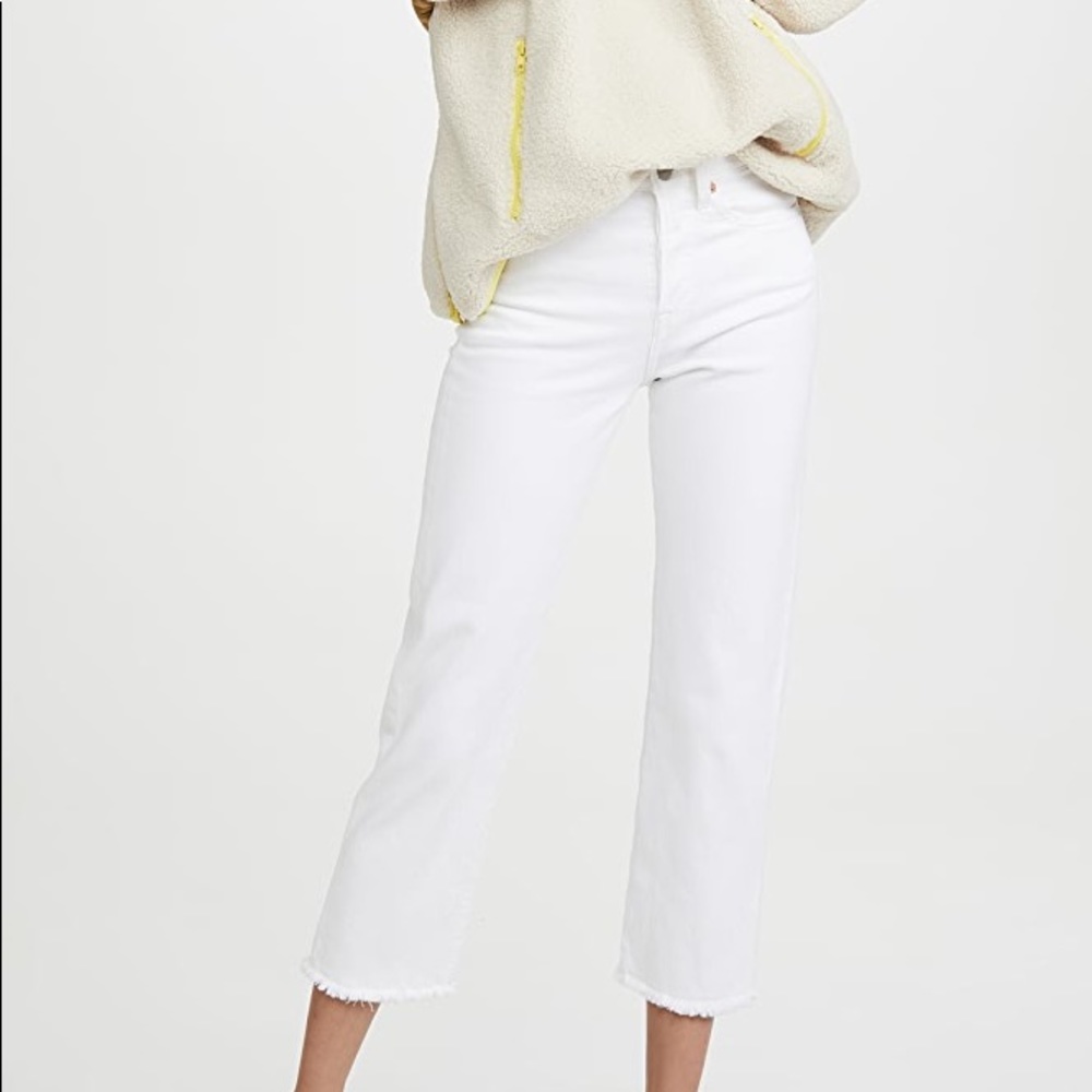 Wedgie “in the clouds” white Levi’s jeans, nwt